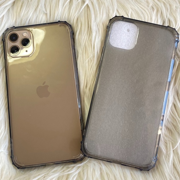 iPhone 11 Pro Max Black Clear Phone Case